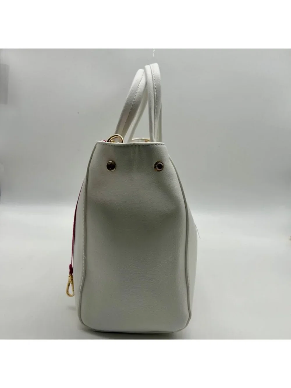 On 34th Bright White Faux Leather Robbinn Medium Satchel Bag